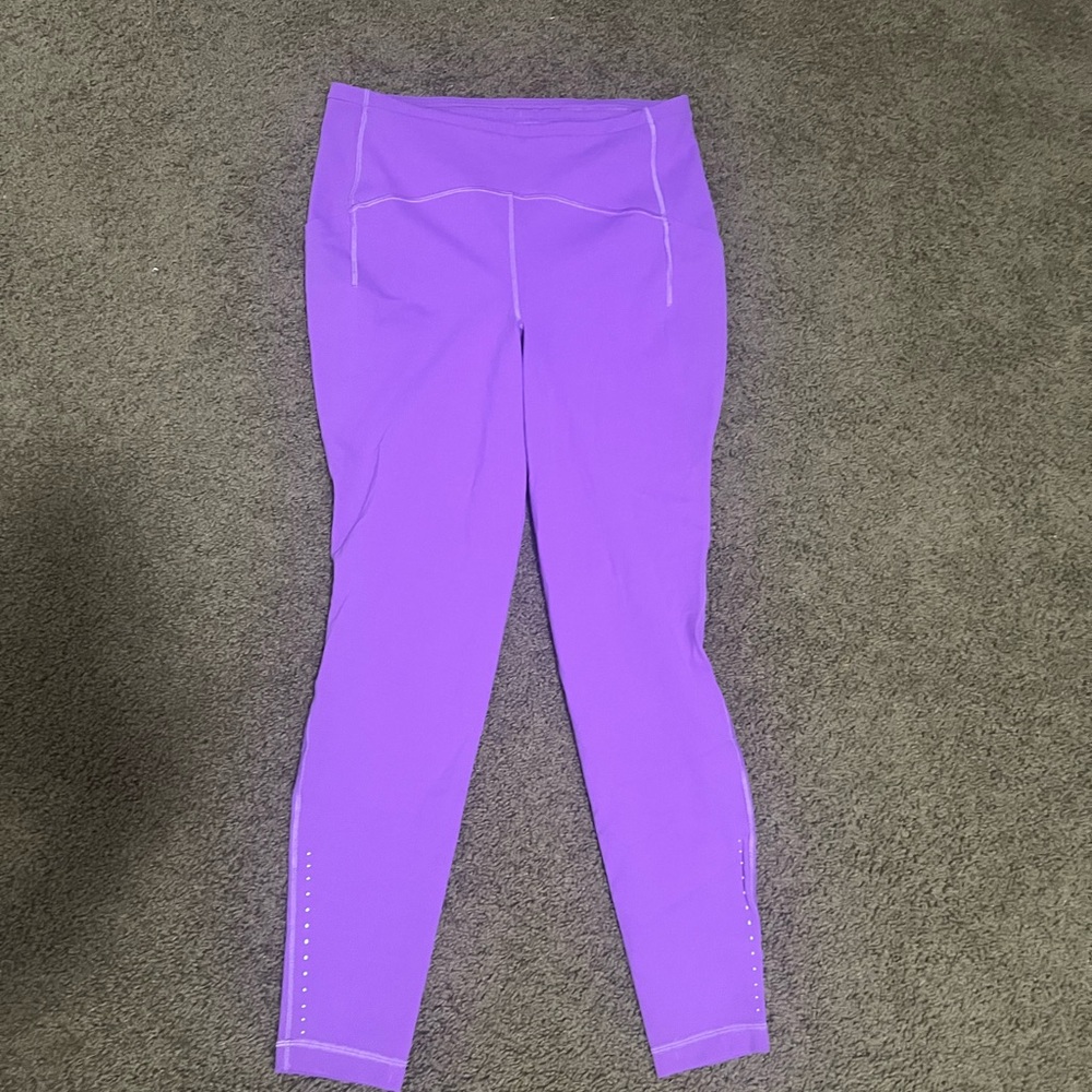 Lululemon Speed Up Vibrant Purple Running Leggings